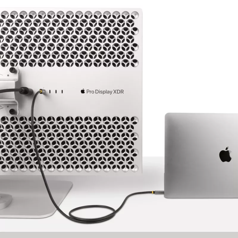 Cabo StarTech.com 1 m USB4, cabo USB-C certificado USB-IF, 40 Gbit/s, cabo de transferência de dados USB Type-C, 100 W Power Delivery, 8K 60 Hz, compatível com Thunderbolt 4/3/USB 3.2
