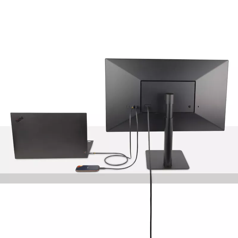 Cabo StarTech.com 1 m USB4, cabo USB-C certificado USB-IF, 40 Gbit/s, cabo de transferência de dados USB Type-C, 100 W Power Delivery, 8K 60 Hz, compatível com Thunderbolt 4/3/USB 3.2