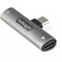 StarTech.com CDP235APDM adaptador de áudio e carregamento USB-C com ficha de auscultadores/headset TRRS de 3,5 mm e Power Delivery USB-C passthrough de 60 W, para telemóvel/tablet/portátil