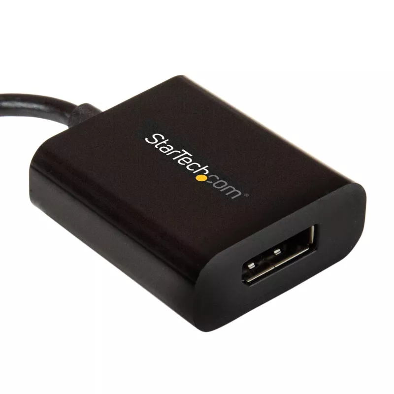 Adaptador StarTech.com USB-C para DisplayPort - 4K 60Hz/8K 30Hz - adaptador dongle USB Type-C para DP 1.4 HBR2 - conversor de vídeo compacto USB-C (DP Alt Mode) para monitor - compatível com Thunderbolt 3