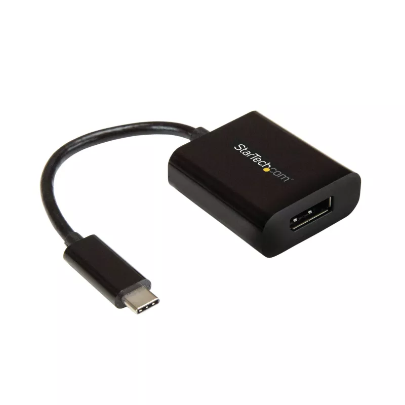 Adaptador StarTech.com USB-C para DisplayPort - 4K 60Hz/8K 30Hz - adaptador dongle USB Type-C para DP 1.4 HBR2 - conversor de vídeo compacto USB-C (DP Alt Mode) para monitor - compatível com Thunderbolt 3