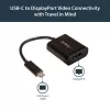 Adaptador StarTech.com USB-C para DisplayPort - 4K 60Hz/8K 30Hz - adaptador dongle USB Type-C para DP 1.4 HBR2 - conversor de vídeo compacto USB-C (DP Alt Mode) para monitor - compatível com Thunderbolt 3