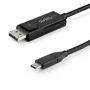 Cabo StarTech.com 1 m USB-C para DisplayPort 1.4 8K 60 Hz/4K – cabo adaptador de vídeo bidirecional DP para USB-C ou USB-C para DP reversível – HBR3/HDR/DSC – cabo para monitor USB Type-C/Thunderbolt
