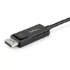 Cabo StarTech.com 2m USB-C para DisplayPort 1.4 8K 60Hz/4K - cabo adaptador de vídeo bidirecional DP para USB-C ou USB-C para DP reversível - HBR3/HDR/DSC - cabo para monitor USB Type-C/Thunderbolt 3 (CDP2DP142MBD)