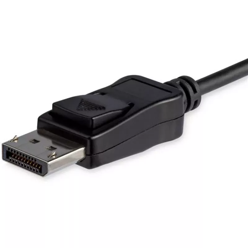 Cabo StarTech.com 6ft/1.8m USB-C para DisplayPort 1.4 – adaptador conversor de vídeo 4K/5K/8K USB Type-C para DP 1.4 Alt Mode – HBR3/HDR/DSC – cabo para monitor DP 8K-60Hz para USB-C/Thunderbolt 3