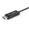 Cabo StarTech.com 1m USB-C para DisplayPort 1.2 4K 60Hz - cabo adaptador de vídeo bidirecional DP para USB-C ou USB-C para DP reversível - HBR2/HDR - cabo para monitor USB Type-C/Thunderbolt