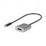 Adaptador StarTech.com USB-C para DisplayPort – adaptador dongle USB-C para DisplayPort 1.4 8K/4K 60Hz – conversor de vídeo USB Type-C para monitor DP – compatível com Thunderbolt 3 – com cabo acoplado de 30 cm