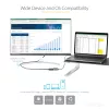 Adaptador StarTech.com USB-C para DisplayPort – adaptador dongle USB-C para DisplayPort 1.4 8K/4K 60Hz – conversor de vídeo USB Type-C para monitor DP – compatível com Thunderbolt 3 – com cabo acoplado de 30 cm