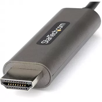 Cabo StarTech.com 10ft (3m) USB C para HDMI 4K 60Hz com HDR10 - cabo adaptador de vídeo Ultra HD USB Type-C para 4K HDMI 2.0b - conversor USB-C para monitor/ecrã HDMI HDR - DP 1.4 Alt Mode HBR3
