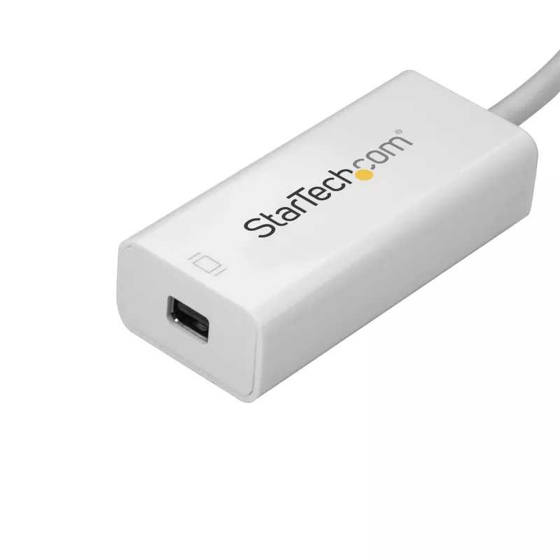 Adaptador StarTech.com USB-C para Mini DisplayPort – 4K 60 Hz – branco – adaptador USB 3.1 Type-C para Mini DP – versão atualizada é CDP2MDPEC