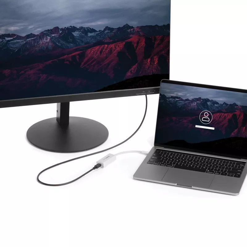 Adaptador StarTech.com USB-C para Mini DisplayPort – 4K 60 Hz – branco – adaptador USB 3.1 Type-C para Mini DP – versão atualizada é CDP2MDPEC