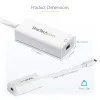 Adaptador StarTech.com USB-C para Mini DisplayPort – 4K 60 Hz – branco – adaptador USB 3.1 Type-C para Mini DP – versão atualizada é CDP2MDPEC