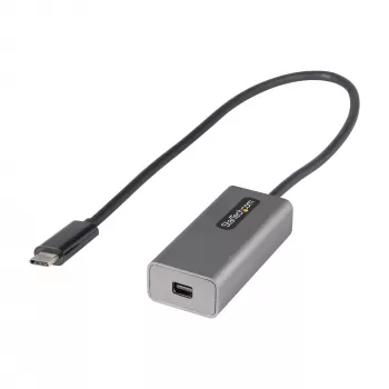 Adaptador StarTech.com USB-C para Mini DisplayPort – adaptador dongle USB-C para mDP 4K 60Hz – USB Type-C para monitor Mini DP – conversor de vídeo – compatível com Thunderbolt 3 – cabo acoplado de 30 cm – versão atualizada do CDP2MDP