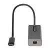 Adaptador StarTech.com USB-C para Mini DisplayPort – adaptador dongle USB-C para mDP 4K 60Hz – USB Type-C para monitor Mini DP – conversor de vídeo – compatível com Thunderbolt 3 – cabo acoplado de 30 cm – versão atualizada do CDP2MDP