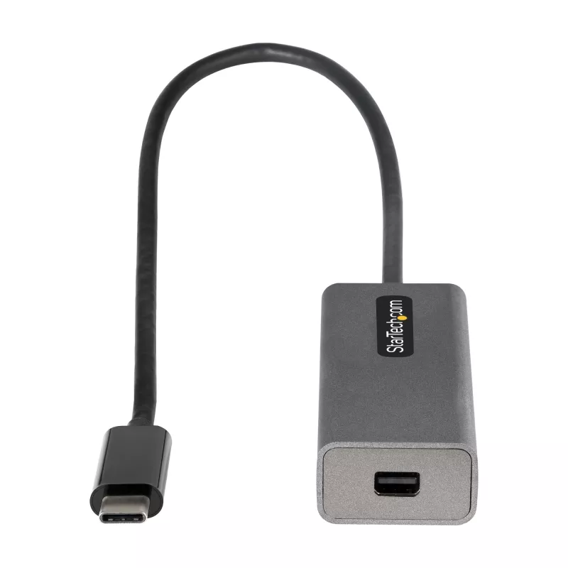 Adaptador StarTech.com USB-C para Mini DisplayPort – adaptador dongle USB-C para mDP 4K 60Hz – USB Type-C para monitor Mini DP – conversor de vídeo – compatível com Thunderbolt 3 – cabo acoplado de 30 cm – versão atualizada do CDP2MDP