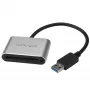 StarTech.com Leitor/gravador de cartões USB 3.0 para cartões CFast 2.0, CFast, CFast 2.0, preto, prateado, 5000 Mbit/s, alumínio, atividade, alimentação, CE, FCC, RoHS, REACH