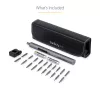 StarTech.com Conjunto de chaves de precisão elétricas de 20 bits - Kit portátil/mini com bateria para reparações de eletrónica, portáteis, computadores, tablets e telefones - Magnético - Sem fios