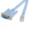 Cabo de consola de gestão de router StarTech.com 6 ft RJ45 para DB9 Cisco – M/F
