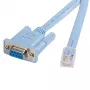 Cabo de consola de gestão de router StarTech.com 6 ft RJ45 para DB9 Cisco – M/F