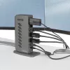 StarTech.com Dock USB-C USB-A - Estação de acoplamento universal híbrida USB 3.0 para portátil USB-C ou USB-A - Dois monitores 4K 60Hz HDMI/DisplayPort - 6x USB-A, GbE - USB 3.1 Gen 1 - Windows/Mac