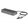 StarTech.com Estação de acoplamento universal para portátil, dock híbrido USB-C e USB-A, Dual 4K DP e HDMI, 100W PD, Mac / Windows / Chrome OS, hub 4x USB 5Gbps, GbE