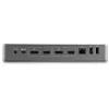 StarTech.com Estação de acoplamento universal para portátil, dock híbrido USB-C e USB-A, Dual 4K DP e HDMI, 100W PD, Mac / Windows / Chrome OS, hub 4x USB 5Gbps, GbE