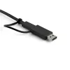 StarTech.com Estação de acoplamento universal para portátil, dock híbrido USB-C e USB-A, Dual 4K DP e HDMI, 100W PD, Mac / Windows / Chrome OS, hub 4x USB 5Gbps, GbE