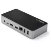 StarTech.com Dock USB-C - Estação de acoplamento para portátil com dois monitores 1080p HDMI - 65W Power Delivery - 1x USB-C, 3x USB-A, Ethernet - Ecrã duplo USB 3.1 Gen 1 Type-C Dock - Mac e Windows