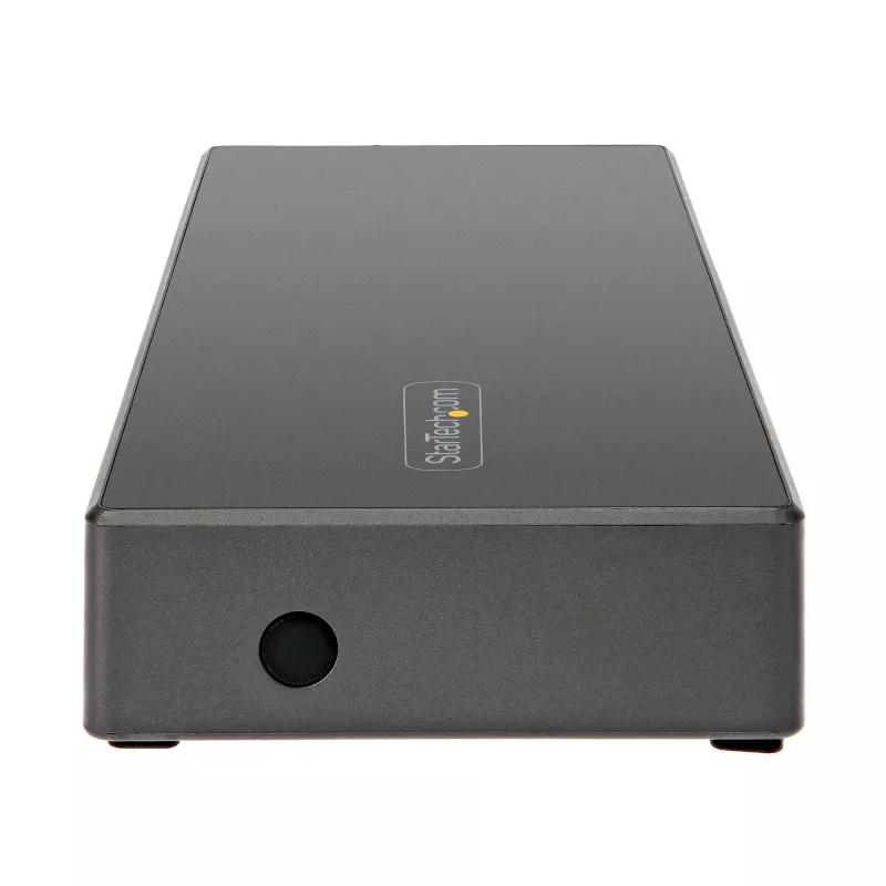StarTech.com Dock USB C - Estação de acoplamento USB Type-C para três monitores 4K - 100W Power Delivery - DP 1.4 Alt Mode e DSC, 2x DisplayPort 1.4/HDMI 2.0 - 6xUSB (2x 10Gbps) - Windows/Chrome