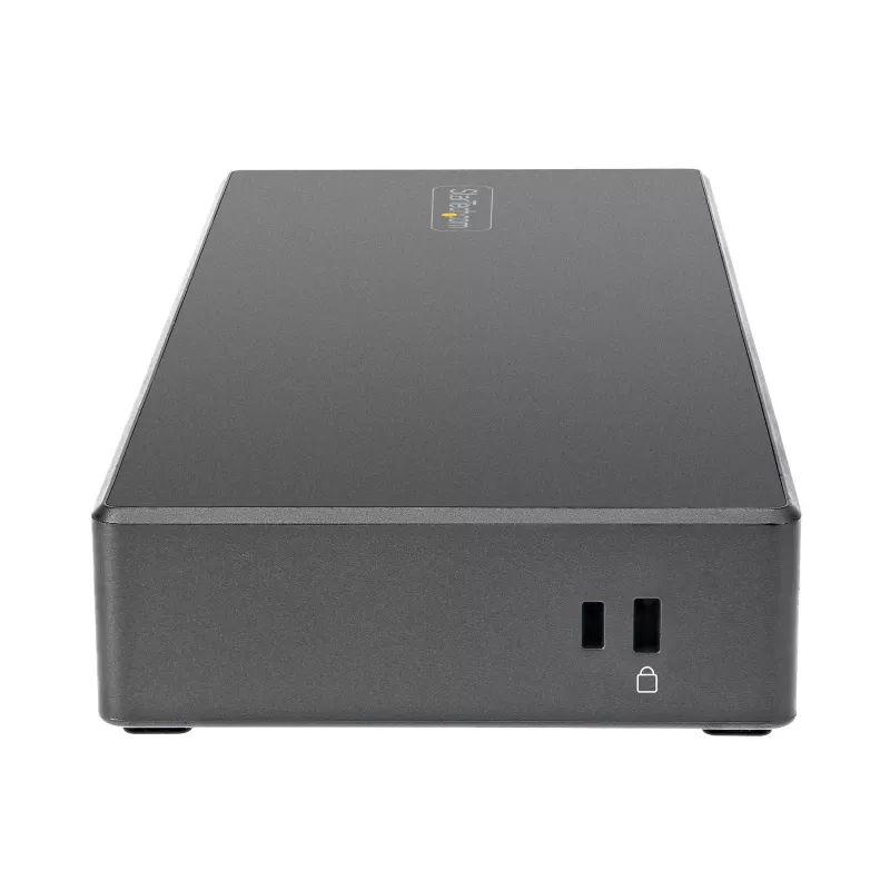 StarTech.com Dock USB C - Estação de acoplamento USB Type-C para três monitores 4K - 100W Power Delivery - DP 1.4 Alt Mode e DSC, 2x DisplayPort 1.4/HDMI 2.0 - 6xUSB (2x 10Gbps) - Windows/Chrome