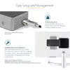 StarTech.com Dock USB-C – DisplayPort e HDMI para quatro monitores 4K 60Hz – Estação de acoplamento USB-C universal com 100W Power Delivery – Hub USB com 1x USB Type-C e 3x USB-A, Ethernet, Áudio