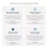 StarTech.com Dock USB-C – DisplayPort e HDMI para quatro monitores 4K 60Hz – Estação de acoplamento USB-C universal com 100W Power Delivery – Hub USB com 1x USB Type-C e 3x USB-A, Ethernet, Áudio