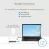 StarTech.com Adaptador multiportas USB-C - USB-C para HDMI 2.0b 4K 60Hz (HDR10), 100W Power Delivery Pass-Through, hub USB 3.0 de 4 portas - Mini dock USB Type-C - Cabo fixo de 30 cm