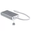 StarTech.com Adaptador multiportas USB-C – Estação de acoplamento de viagem USB-C com HDMI 4K – 60 W Power Delivery Pass-Through, GbE, hub USB-A 3.0 de 2 portas – Mini dock USB Type-C portátil para portátil – Branco