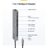 StarTech.com Hub adaptador multiportas USB-C, USB-C para HDMI 4K 60Hz, Gigabit Ethernet e carregamento de portátil 100W para Macbook Pro / Air e Windows