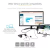 StarTech.com Adaptador multiportas USB C – USB-C para HDMI 2.0 4K 60Hz, carregamento pass-through 100W Power Delivery, hub USB 3.0 de 3 portas, Áudio – Mini dock USB-C – Dock de viagem USB Type-C portátil