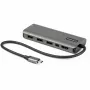 StarTech.com Adaptador multiportas USB-C – USB-C para HDMI ou Mini DisplayPort 4K 60Hz, 100W Power Delivery Pass-Through, hub USB 10Gbps de 4 portas – Mini dock USB Type-C – com cabo fixo de 12 polegadas (30 cm)