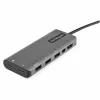 StarTech.com Adaptador multiportas USB-C – USB-C para HDMI ou Mini DisplayPort 4K 60Hz, 100W Power Delivery Pass-Through, hub USB 10Gbps de 4 portas – Mini dock USB Type-C – com cabo fixo de 12 polegadas (30 cm)