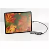 StarTech.com Adaptador multiportas USB-C – USB-C para HDMI ou Mini DisplayPort 4K 60Hz, 100W Power Delivery Pass-Through, hub USB 10Gbps de 4 portas – Mini dock USB Type-C – com cabo fixo de 12 polegadas (30 cm)