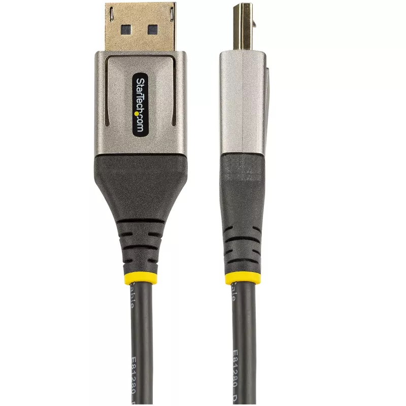 StarTech.com Cabo DisplayPort 1.4 certificado VESA de 1,8 m – 8K 60 Hz HDR10 – Vídeo Ultra HD 4K 120 Hz – Cabo de DP 1.4 – para monitores/ecrãs – Cabo DisplayPort para DisplayPort – M/M