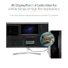 StarTech.com Cabo DisplayPort 1.4 certificado VESA de 1,8 m – 8K 60 Hz HDR10 – Vídeo Ultra HD 4K 120 Hz – Cabo de DP 1.4 – para monitores/ecrãs – Cabo DisplayPort para DisplayPort – M/M