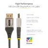 StarTech.com Cabo DisplayPort 1.4 certificado VESA de 16ft (5m) – 8K 60Hz HDR10 – Vídeo Ultra HD 4K 120Hz – Cabo de DP 1.4 – Para monitores/ecrãs – Cabo DisplayPort para DisplayPort – M/M