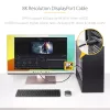 StarTech.com DP21-2M-DP40-CABLE cabo DisplayPort 2.1, 2 m, certificado VESA DP40, UHBR10, HDR, 8K 60 Hz / 4K 144 Hz, 40 Gbps, passivo, M/M, preto