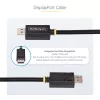 StarTech.com DP21-2M-DP40-CABLE cabo DisplayPort 2.1, 2 m, certificado VESA DP40, UHBR10, HDR, 8K 60 Hz / 4K 144 Hz, 40 Gbps, passivo, M/M, preto