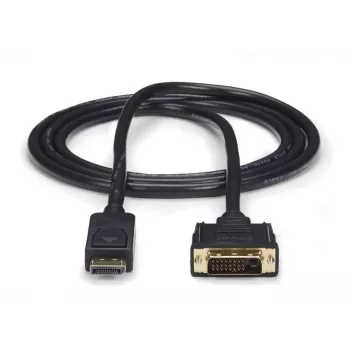 StarTech.com Cabo DisplayPort para DVI de 1,8 m, cabo adaptador DisplayPort para DVI, conversor de vídeo passivo DP para DVI-D, 1080p – Substituto do DP2DVIMM6