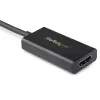 StarTech.com Adaptador DisplayPort para HDMI - Conversor de vídeo ativo DisplayPort 1.4 para HDMI 2.0b 4K 60Hz HDR10 - Dongle adaptador DP para HDMI 4K para monitor/ecrã/televisor - Ficha DP com bloqueio