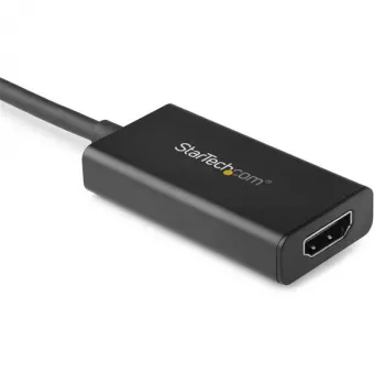 StarTech.com Adaptador DisplayPort para HDMI - Conversor de vídeo ativo DisplayPort 1.4 para HDMI 2.0b 4K 60Hz HDR10 - Dongle adaptador DP para HDMI 4K para monitor/ecrã/televisor - Ficha DP com bloqueio