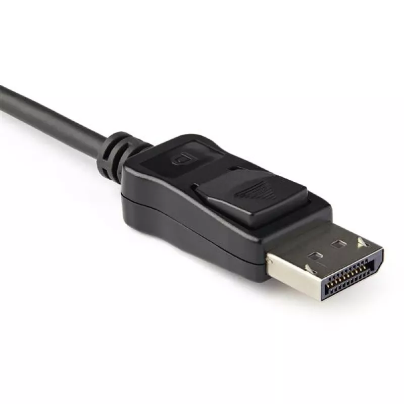 StarTech.com Adaptador DisplayPort para HDMI - Conversor de vídeo ativo DisplayPort 1.4 para HDMI 2.0b 4K 60Hz HDR10 - Dongle adaptador DP para HDMI 4K para monitor/ecrã/televisor - Ficha DP com bloqueio