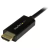 StarTech.com DP2HDMM2MB cabo conversor de DisplayPort para HDMI, 2 m (6 ft), 4K, passivo, M/M, preto