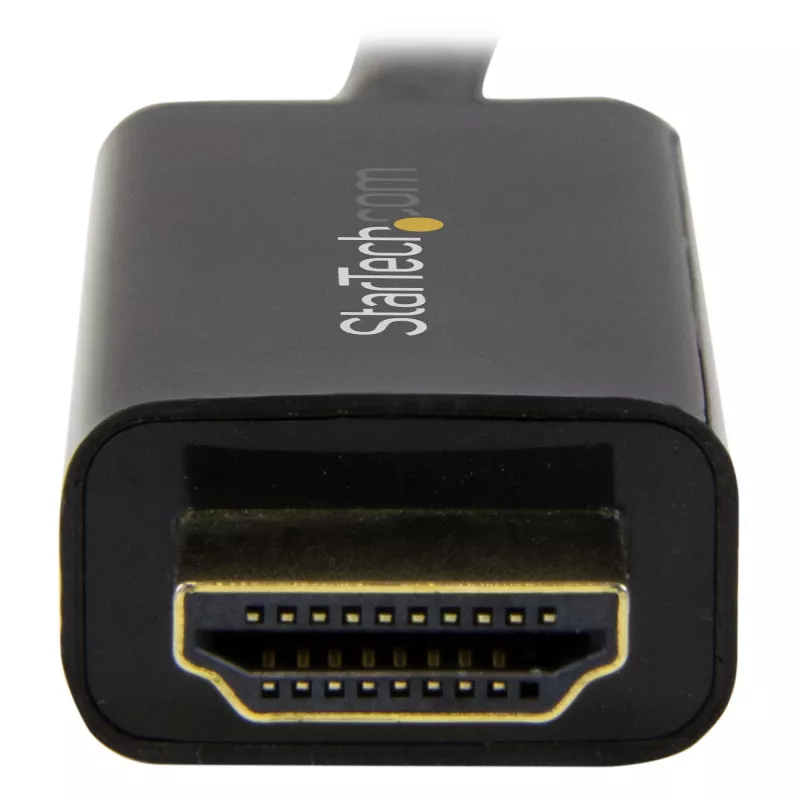 StarTech.com DP2HDMM2MB cabo conversor de DisplayPort para HDMI, 2 m (6 ft), 4K, passivo, M/M, preto